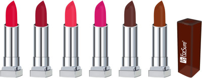 

Forsure MATTE long lasting lipstick(hot red, indian red, ruby red, pink, coffee, nude)