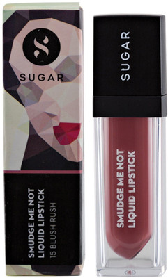 

Sugar Smudge Me Not Liquid Lipstick(Shade No.- 15 Blush Rush (Pale Pink), 4.5 ml)