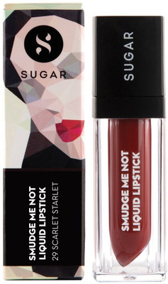 

Sugar Smudge Me Not Liquid Lipstick(Shade No.- 29 Scarlet Starlet (Orange Red))