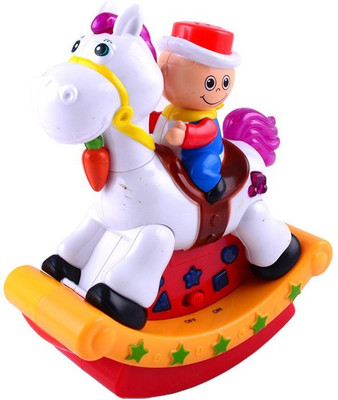 

ToyCart MulticolorMusical Swing Hobby Horse Toy with Projection For Kids 3+ Years(Multicolor)