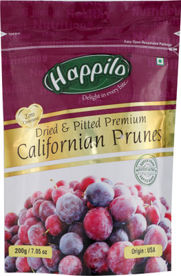 

Happilo Dried and Pitted Premium Californian Prunes(200 g, Pouch)