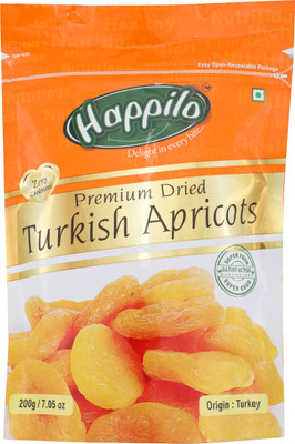

Happilo Premium Dried Turkish Apricots(200 g, Pouch)