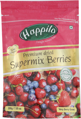 

Happilo Premium Dried Supermix Berries Assorted Fruit(200 g, Pouch)
