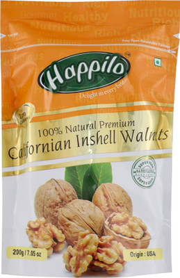 

Happilo 100% Natural Premium Californian Inshell Walnuts(200 g, Pouch)