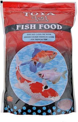 

ROYAL PET Toya fish food 500g | does not cloud the water indoor colour enhancer added for tropical fishes | 500 g Dry Fish Food