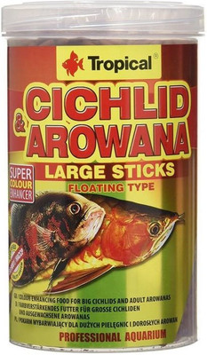 

ROYAL PET Tropical Cichlid & Arowana Large Sticks 75g\250ml | 75 g Dry Fish Food