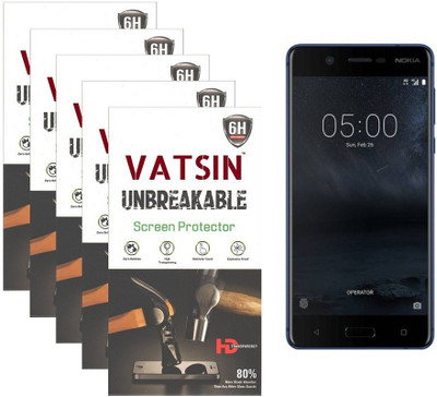 

Vatsin Impossible Screen Guard for Nokia 5(Pack of 5), Transparent