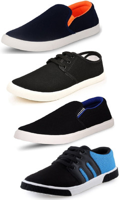 

Genial Canvas Shoes For Men(Grey, Navy, Multicolor