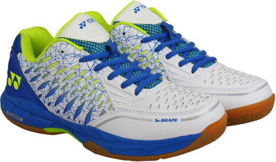 

Yonex Badminton Shoes For Men(White, White blue