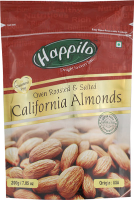 

Happilo Oven Roasted and Salted California Almonds(200 g)