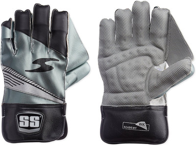 

SS Academy Wicket Keeping Gloves (Men, Multicolor), Grey