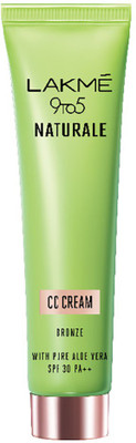 

Lakme 9 to 5 Naturale Bronze CC Cream - SPF 30 PA++(30 g)