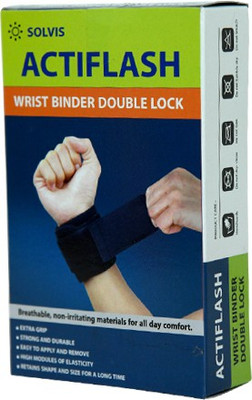 solvis Wrist binder double lock Wrist Support (, Blue