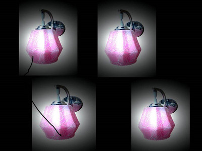 VAGalleryKing Pendant Wall Lamp With Bulb(Pack of 4)