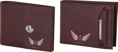 

Martell Men Brown Artificial Leather Wallet(4 Card Slots)