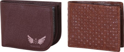 

Martell Men Brown Artificial Leather Wallet(4 Card Slots)