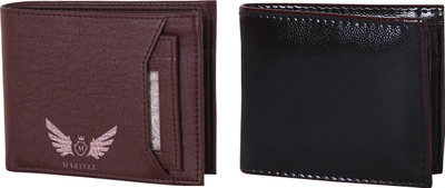 

Martell Men Multicolor Artificial Leather Wallet(4 Card Slots), Brown