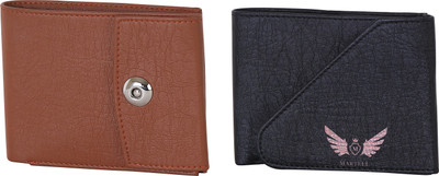 

Martell Men Black Artificial Leather Wallet(4 Card Slots), Brown