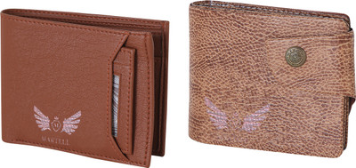 Martell Men Brown Artificial Leather Wallet(4 Card Slots)