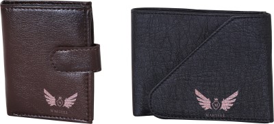 

Martell Men Black Artificial Leather Wallet(6 Card Slots), Brown