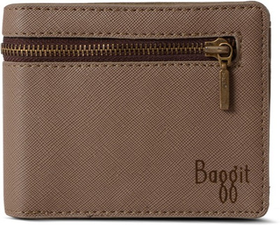 

Baggit Men Beige Artificial Leather Wallet(6 Card Slots), Smoke