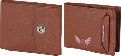 

Martell Men Brown Artificial Leather Wallet(4 Card Slots)