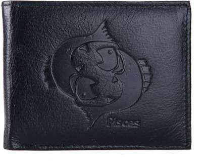 

Hawai Men Black Genuine Leather Wallet(6 Card Slots)