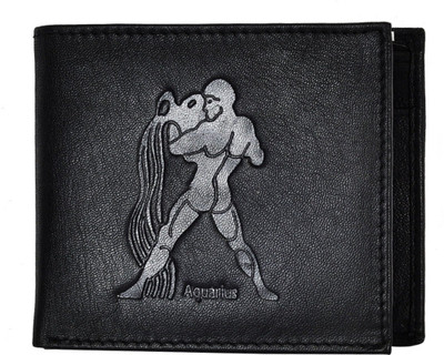 

Hawai Men Black Genuine Leather Wallet(6 Card Slots)