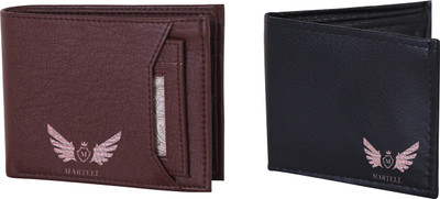 

Martell Men Multicolor Artificial Leather Wallet(4 Card Slots), Brown