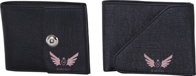 

Martell Men Black Artificial Leather Wallet(4 Card Slots)