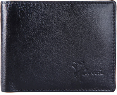 

Hawai Men Black Genuine Leather Wallet(6 Card Slots)