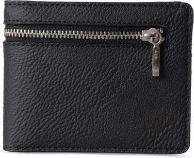 

Baggit Men Black Artificial Leather Wallet(6 Card Slots)