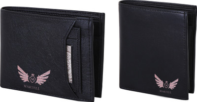 

Martell Men Black Artificial Leather Wallet(4 Card Slots)