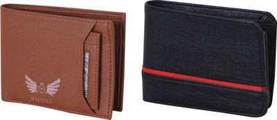 

Martell Men Multicolor Artificial Leather Wallet(4 Card Slots), Brown
