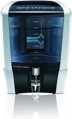 

Eureka Forbes Aquaguard Enhance 7-Litre RO+UV+TDS Water Purifier (Black and White) 10 L RO + UV Water Purifier(White, Blue), Blue;white
