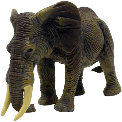 

Tootpado Elephant Animal Toy Figure 4 Inch - (1TNG47) - Realistically Detailed(Grey)
