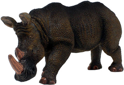 

Tootpado Rhinoceros Animal Toy Figure 5 Inch - (1TNG48) - Realistically Detailed(Grey)