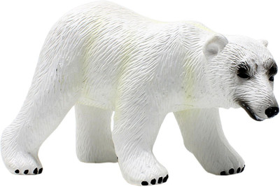 

Tootpado Polar Bear Animal Toy Figure 5 Inch - (1TNG50) - Big Realistically Detailed(White)