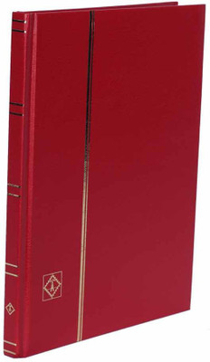 

Lighthouse Stockbook DIN A5 - 16 White pages - Non-padded cover - Red