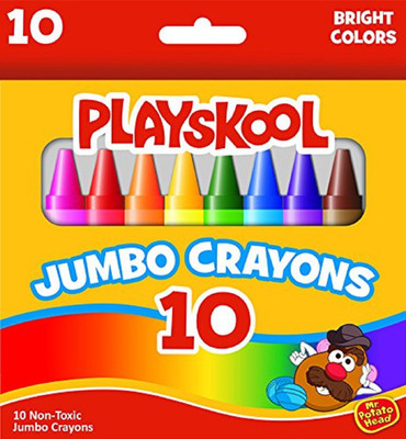 

PlaySkool 10-Count Jumbo Crayons