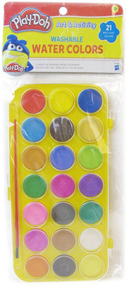 

PlaySkool PLAY-DOH 21-COUNT WATER COLOR PAINTS WITH BRUSH