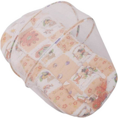 

Chote Janab Exclusive Mosquito Net Mosquito Net for KIds Crib(Fabric, Orange)