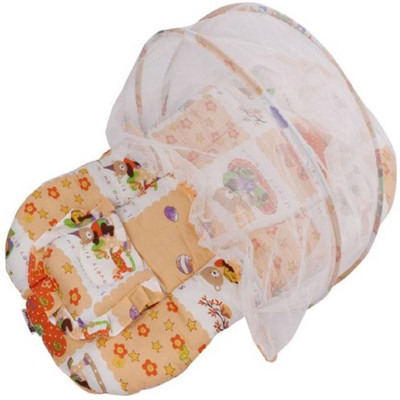 

Chote Janab Exclusive Mosquito Net Mosquito Net for Kids Crib(Fabric, Orange)
