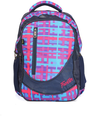 

Frontier Royal Casual Backpack for School/College/Office 25 L Laptop Backpack(Blue, Pink), Multi