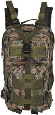 

Iris Canvas Military Green Trekking 30 L Backpack(Multicolor)