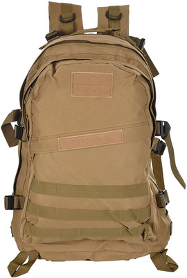 

Iris Expandable Backpack with Waist Pack Large Rucksack Tactical Backpack Molle Assault Bag for Day Hiking, Camping, Climbing, Travelling 45 L Backpack(Brown)