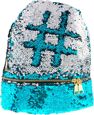 

RackJack Magic Sequins Reversible Colour Changing Turquoise Green to Silver Fashion Back Pack Mermaid Scale Bag for Girls Women Backpack(Green, Silver, Multicolor, 10 L)