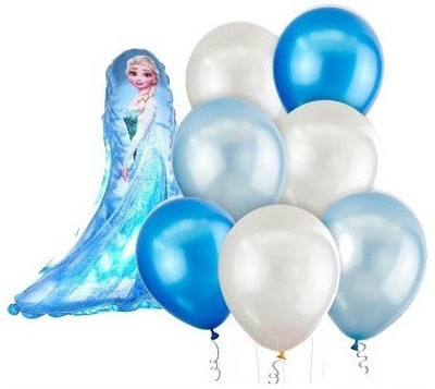 

TOYXE Printed FROZEN Theme Set Balloon(White, Blue, Pack of 25)