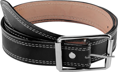 

Rusko Men Casual Black Genuine Leather Belt