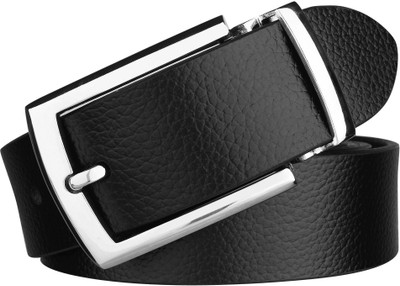 

ZORO Men Formal, Casual, Party Black Genuine Leather Belt, Antique black